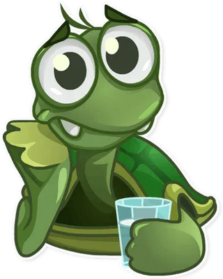 tortue terrestre - animal rampant - animaux - smiley émoticône émoji cartoon clipart illustration - artémotic