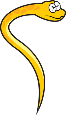 serpent - animal rampant - animaux - smiley émoticône émoji cartoon clipart illustration - artémotic