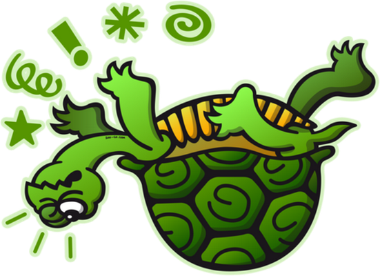 tortue terrestre - animal rampant - animaux - smiley émoticône émoji cartoon clipart illustration - artémotic
