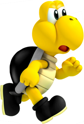 Koopa Troopa [Super Mario] - animal rampant - animaux - smiley émoticône émoji cartoon clipart illustration - artémotic