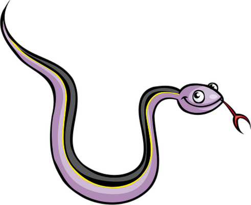 serpent - animal rampant - animaux - smiley émoticône émoji cartoon clipart illustration - artémotic