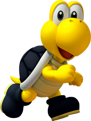 Koopa Troopa [Super Mario] - animal rampant - animaux - smiley émoticône émoji cartoon clipart illustration - artémotic