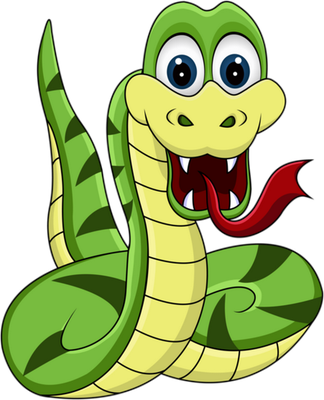 serpent - animal rampant - animaux - smiley émoticône émoji cartoon clipart illustration - artémotic