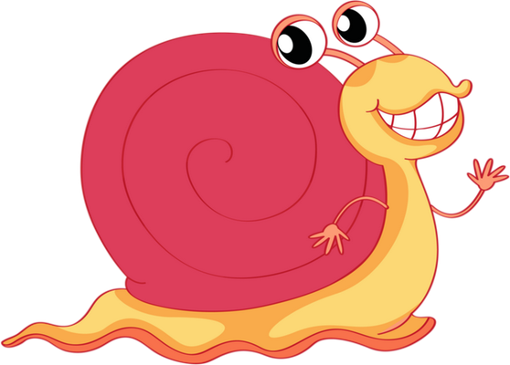 escargot - animal rampant - animaux - smiley émoticône émoji cartoon clipart illustration - artémotic