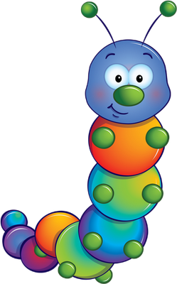 chenille - animal rampant - animaux - smiley émoticône émoji cartoon clipart illustration - artémotic
