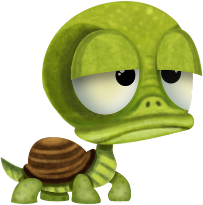 tortue terrestre - animal rampant - animaux - smiley émoticône émoji cartoon clipart illustration - artémotic
