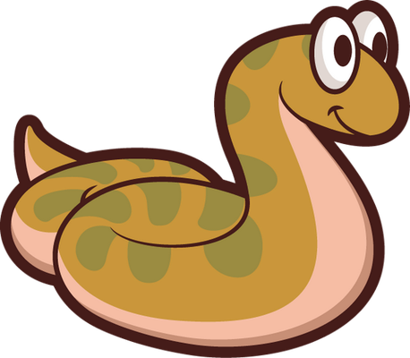 serpent - animal rampant - animaux - smiley émoticône émoji cartoon clipart illustration - artémotic
