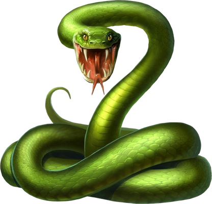 serpent - animal rampant - animaux - smiley émoticône émoji cartoon clipart illustration - artémotic