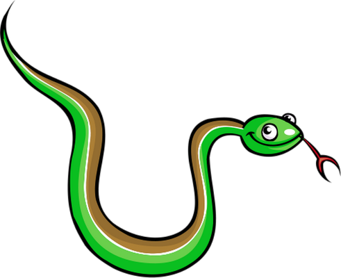 serpent - animal rampant - animaux - smiley émoticône émoji cartoon clipart illustration - artémotic