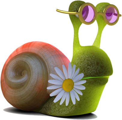 escargot - animal rampant - animaux - smiley émoticône émoji cartoon clipart illustration - artémotic