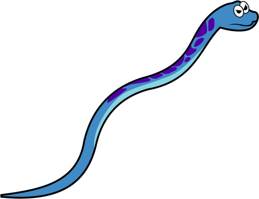 serpent - animal rampant - animaux - smiley émoticône émoji cartoon clipart illustration - artémotic