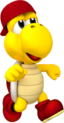 Koopa Troopa [Super Mario] - animal rampant - animaux - smiley émoticône émoji cartoon clipart illustration - artémotic