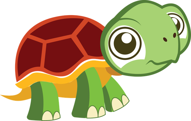 tortue terrestre - animal rampant - animaux - smiley émoticône émoji cartoon clipart illustration - artémotic