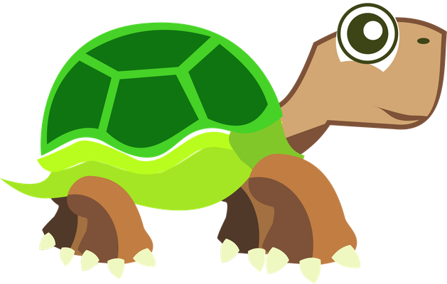 tortue terrestre - animal rampant - animaux - smiley émoticône émoji cartoon clipart illustration - artémotic