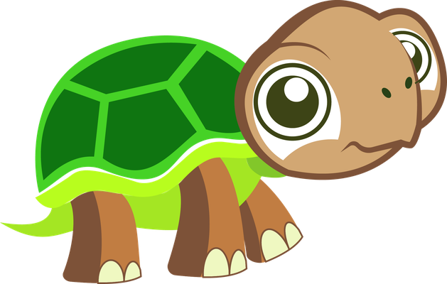 tortue terrestre - animal rampant - animaux - smiley émoticône émoji cartoon clipart illustration - artémotic