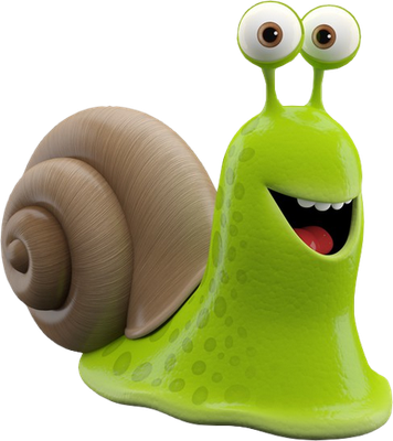 escargot - animal rampant - animaux - smiley émoticône émoji cartoon clipart illustration - artémotic