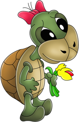 tortue terrestre - animal rampant - animaux - smiley émoticône émoji cartoon clipart illustration - artémotic