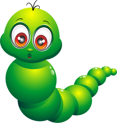 chenille - animal rampant - animaux - smiley émoticône émoji cartoon clipart illustration - artémotic