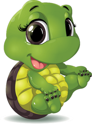 tortue terrestre - animal rampant - animaux - smiley émoticône émoji cartoon clipart illustration - artémotic