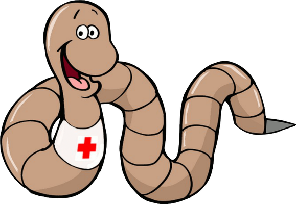 ver - animal rampant - animaux - smiley émoticône émoji cartoon clipart illustration - artémotic