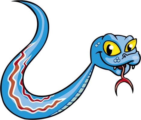 serpent - animal rampant - animaux - smiley émoticône émoji cartoon clipart illustration - artémotic