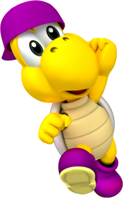 Koopa Troopa [Super Mario] - animal rampant - animaux - smiley émoticône émoji cartoon clipart illustration - artémotic
