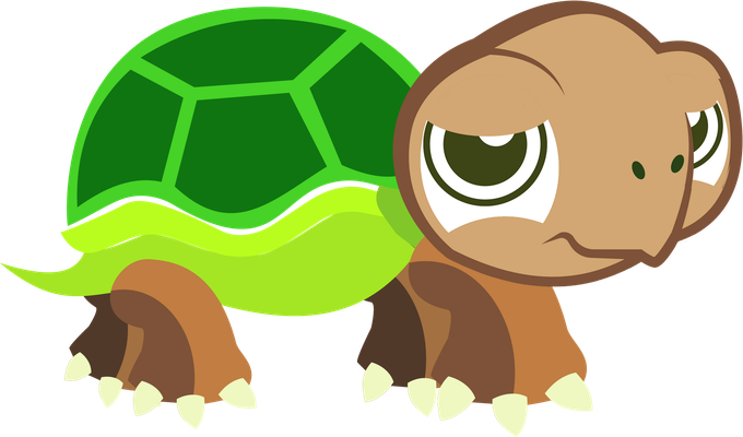 tortue terrestre - animal rampant - animaux - smiley émoticône émoji cartoon clipart illustration - artémotic