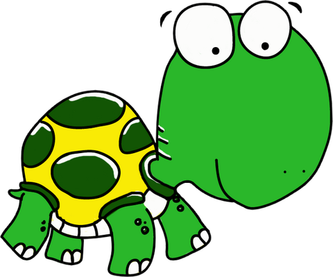 tortue terrestre - animal rampant - animaux - smiley émoticône émoji cartoon clipart illustration - artémotic