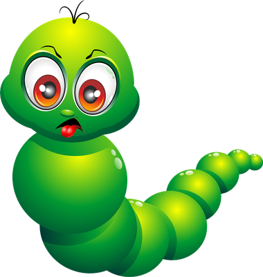 chenille - animal rampant - animaux - smiley émoticône émoji cartoon clipart illustration - artémotic