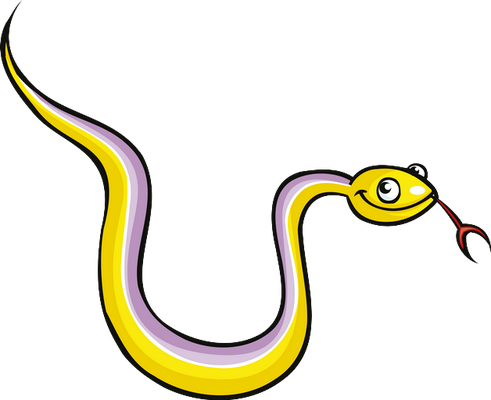 serpent - animal rampant - animaux - smiley émoticône émoji cartoon clipart illustration - artémotic
