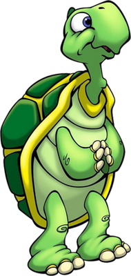 tortue terrestre - animal rampant - animaux - smiley émoticône émoji cartoon clipart illustration - artémotic
