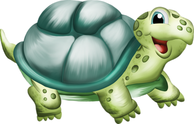 tortue terrestre - animal rampant - animaux - smiley émoticône émoji cartoon clipart illustration - artémotic