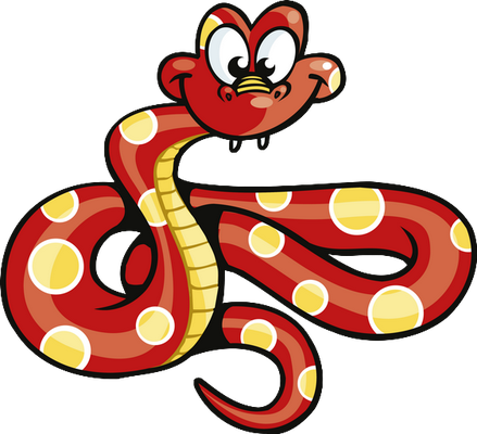 serpent - animal rampant - animaux - smiley émoticône émoji cartoon clipart illustration - artémotic