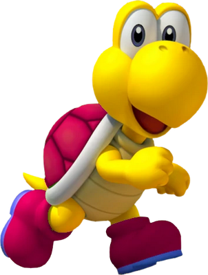 Koopa Troopa [Super Mario] - animal rampant - animaux - smiley émoticône émoji cartoon clipart illustration - artémotic