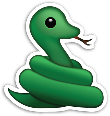 serpent - animal rampant - animaux - smiley émoticône émoji cartoon clipart illustration - artémotic
