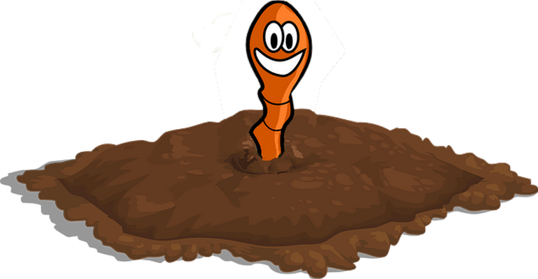 ver - animal rampant - animaux - smiley émoticône émoji cartoon clipart illustration - artémotic