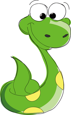 serpent - animal rampant - animaux - smiley émoticône émoji cartoon clipart illustration - artémotic