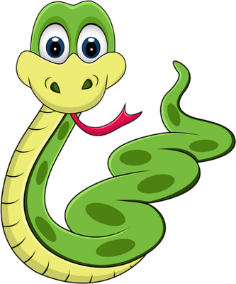 serpent - animal rampant - animaux - smiley émoticône émoji cartoon clipart illustration - artémotic