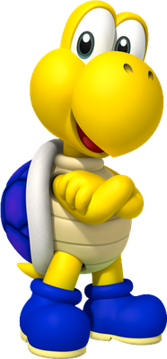 Koopa Troopa [Super Mario] - animal rampant - animaux - smiley émoticône émoji cartoon clipart illustration - artémotic