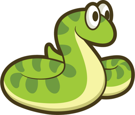 serpent - animal rampant - animaux - smiley émoticône émoji cartoon clipart illustration - artémotic