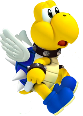 Koopa Paratroopa [Super Mario] - animal rampant - animaux - smiley émoticône émoji cartoon clipart illustration - artémotic
