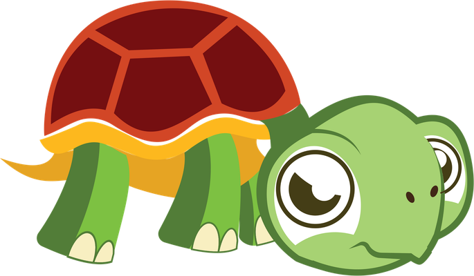 tortue terrestre - animal rampant - animaux - smiley émoticône émoji cartoon clipart illustration - artémotic