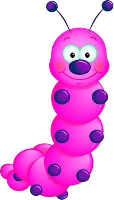 chenille - animal rampant - animaux - smiley émoticône émoji cartoon clipart illustration - artémotic
