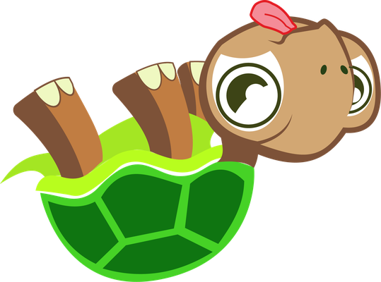 tortue terrestre - animal rampant - animaux - smiley émoticône émoji cartoon clipart illustration - artémotic