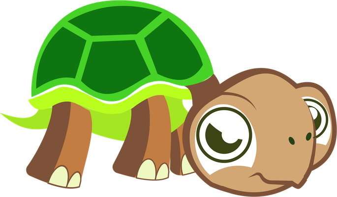 tortue terrestre - animal rampant - animaux - smiley émoticône émoji cartoon clipart illustration - artémotic