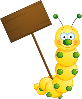 chenille - animal rampant - animaux - smiley émoticône émoji cartoon clipart illustration - artémotic