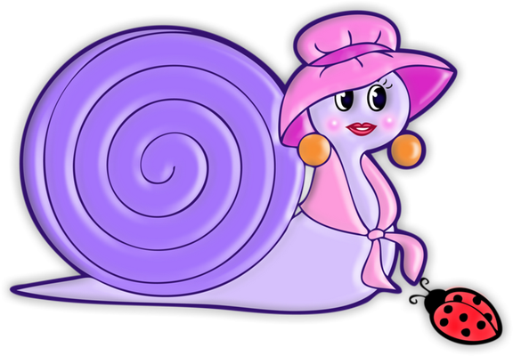 escargot - animal rampant - animaux - smiley émoticône émoji cartoon clipart illustration - artémotic