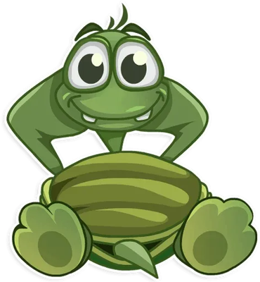 tortue terrestre - animal rampant - animaux - smiley émoticône émoji cartoon clipart illustration - artémotic