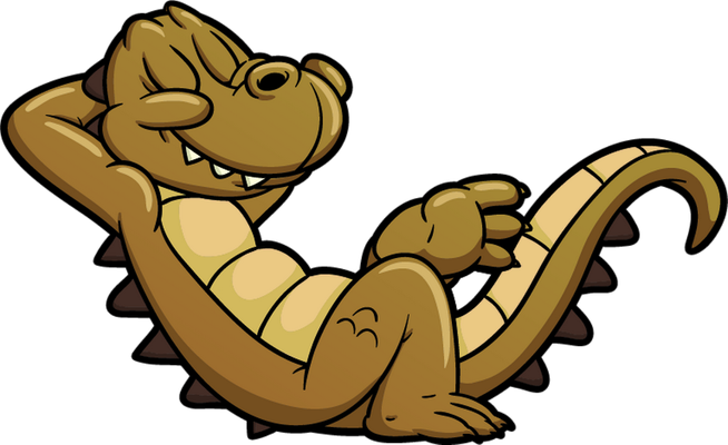 crocodile - animal rampant - animaux - smiley émoticône émoji cartoon clipart illustration - artémotic