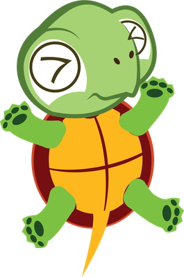 tortue terrestre - animal rampant - animaux - smiley émoticône émoji cartoon clipart illustration - artémotic